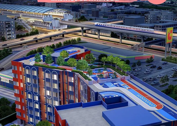 1bed Near Airport Dmk Bts Swimming Pool Gym Monthly Apartment *